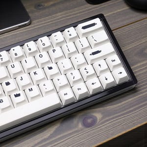 Redacted White Keycap Set | Custom Keycaps | Cherry Profile PBT | 140 Keys | ISO Support
