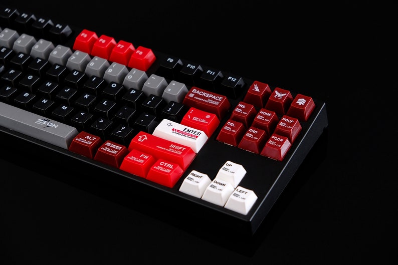 GMK Zaku Keycaps Cherry Profile Keycaps Set ABS Material Etsy