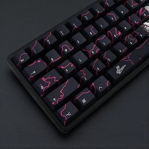 Graffiti Japanese PBT Keycap Set | 5-Side Dye-Sub | Cherry Profile | 146 Keys