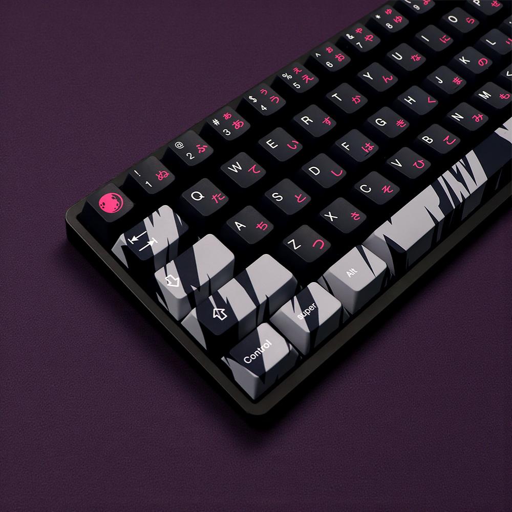 Camouflage Japanese PBT Keycap Set | 5-side Dye-sub | Cherry