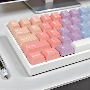 Gradient Dreams Keycap Set | Korean Hangul & English Options | Cherry Profile PBT