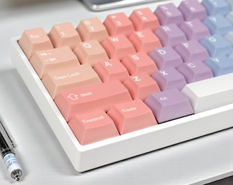 Gradient Dreams Keycap Set | Korean Hangul & English Options | Cherry Profile PBT