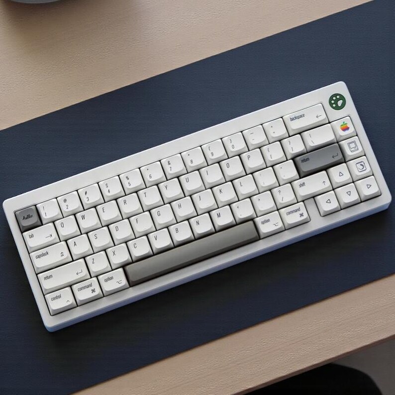 Mac Retro PBT Keycap Set | Dye-Sub Sublimation | XDA Profile | 133 Keys image 8