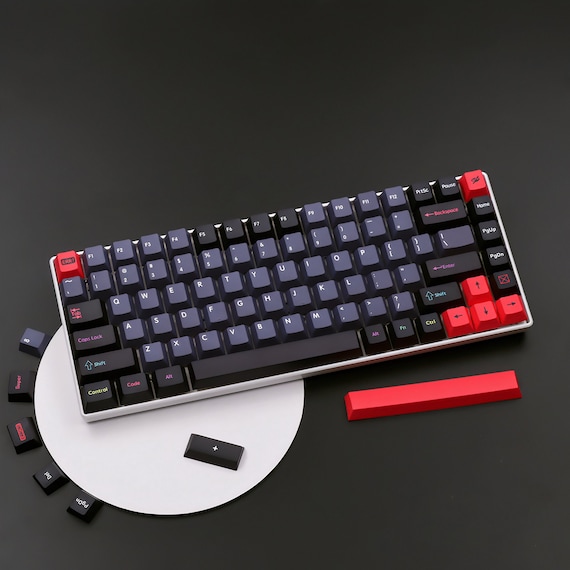 GMK Dracula Keycaps | Cherry Profile Keycaps Set | PBT Material