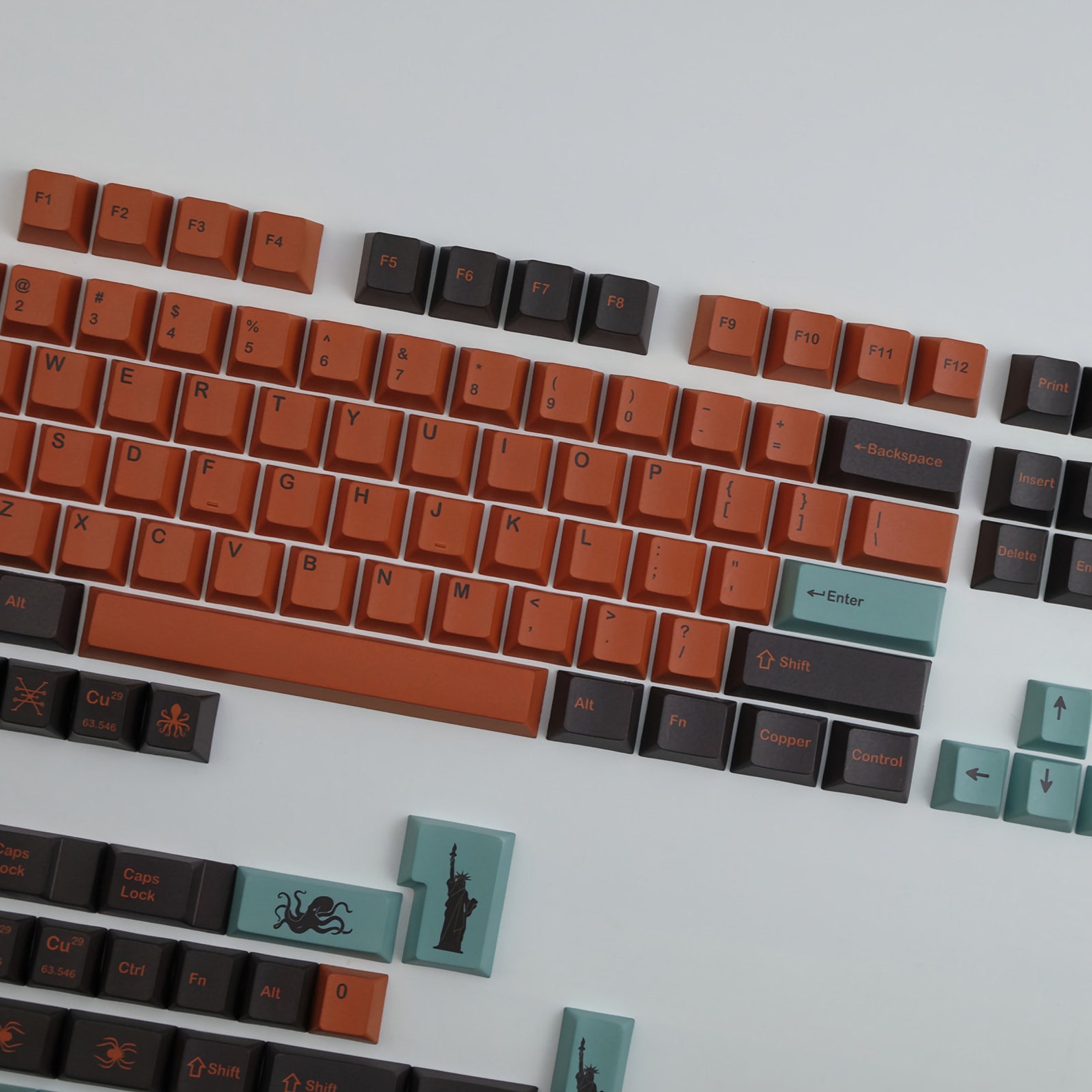 GMK Copper Keycaps Cherry Profile Keycaps Set PBT Material Etsy