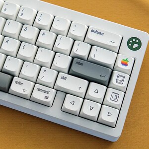 Mac Retro PBT Keycap Set | Dye-Sub Sublimation | XDA Profile | 133 Keys image 10