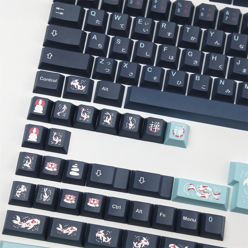GMK Zen Pond Keycaps | Cherry Profile Keycaps Set | PBT GMK Zen Pond Keycaps | Cherry Profile Keycaps Set | PBT