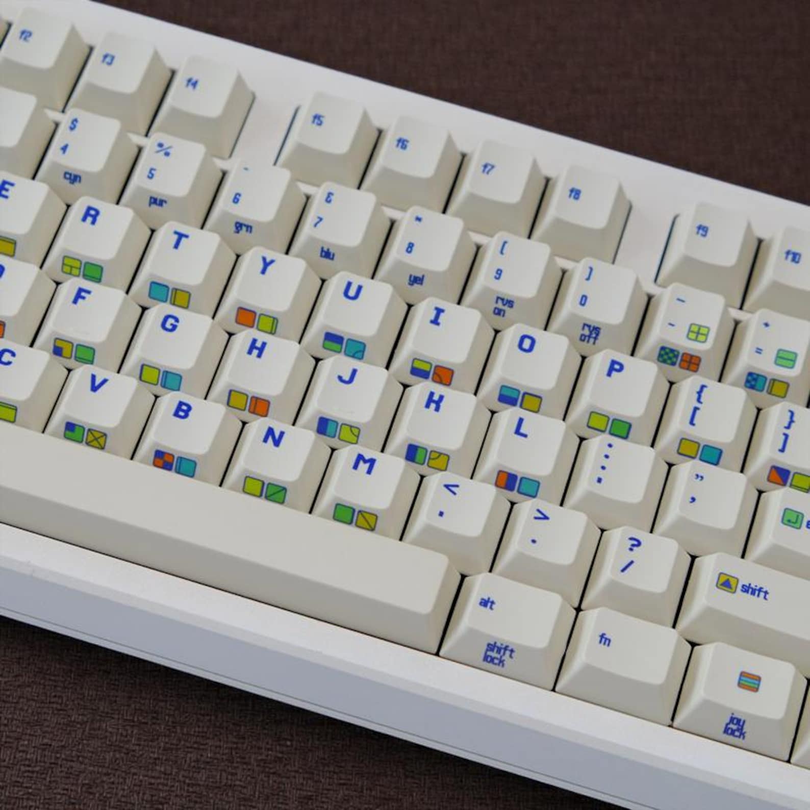 Commodore Key Model Commodore 64 Retro Keycap Set | Dye-sub PBT | Cherry Profile | 139 Keys ...