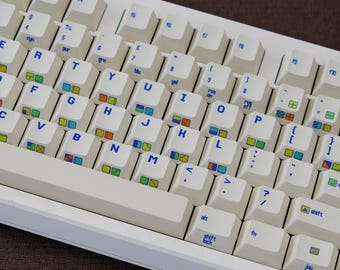 Commodore 64 Retro Keycap-set | Dye-Sub PBT | Kersenprofiel | 139 toetsen