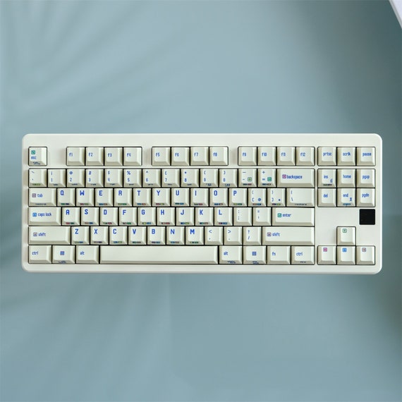 Commodore 64 C64 Theme Keycaps | Cherry Profile Keycaps Set Commodore 64 C64 Theme Keycaps | Cherry Profile Keycaps Set