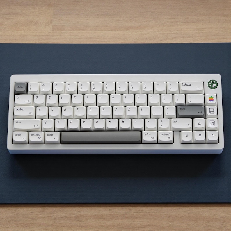 Mac Retro PBT Keycap Set | Dye-Sub Sublimation | XDA Profile | 133 Keys image 5