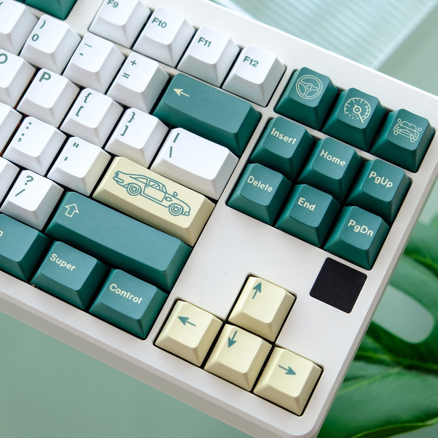 GMK British Racing Green Keycaps | Cherry Profile Keycaps