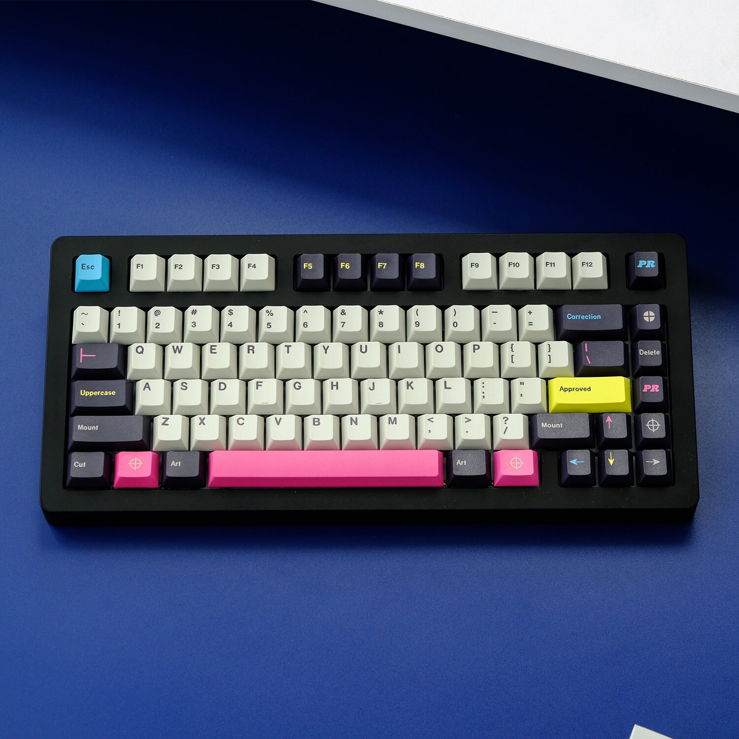 GMK Prepress Keycaps | Cherry Profile Keycaps Set | PBT