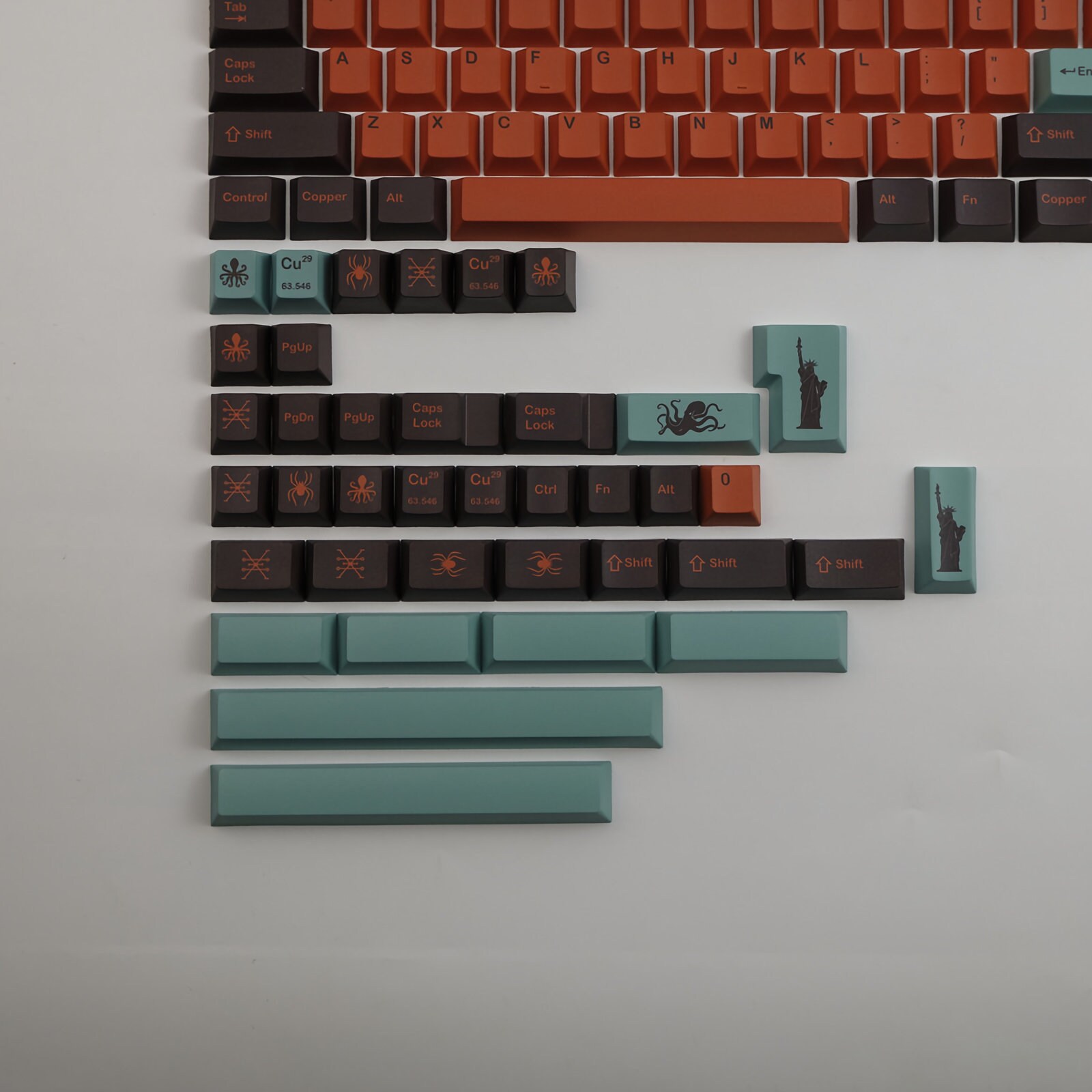 GMK Copper Keycaps Cherry Profile Keycaps Set PBT Material Etsy