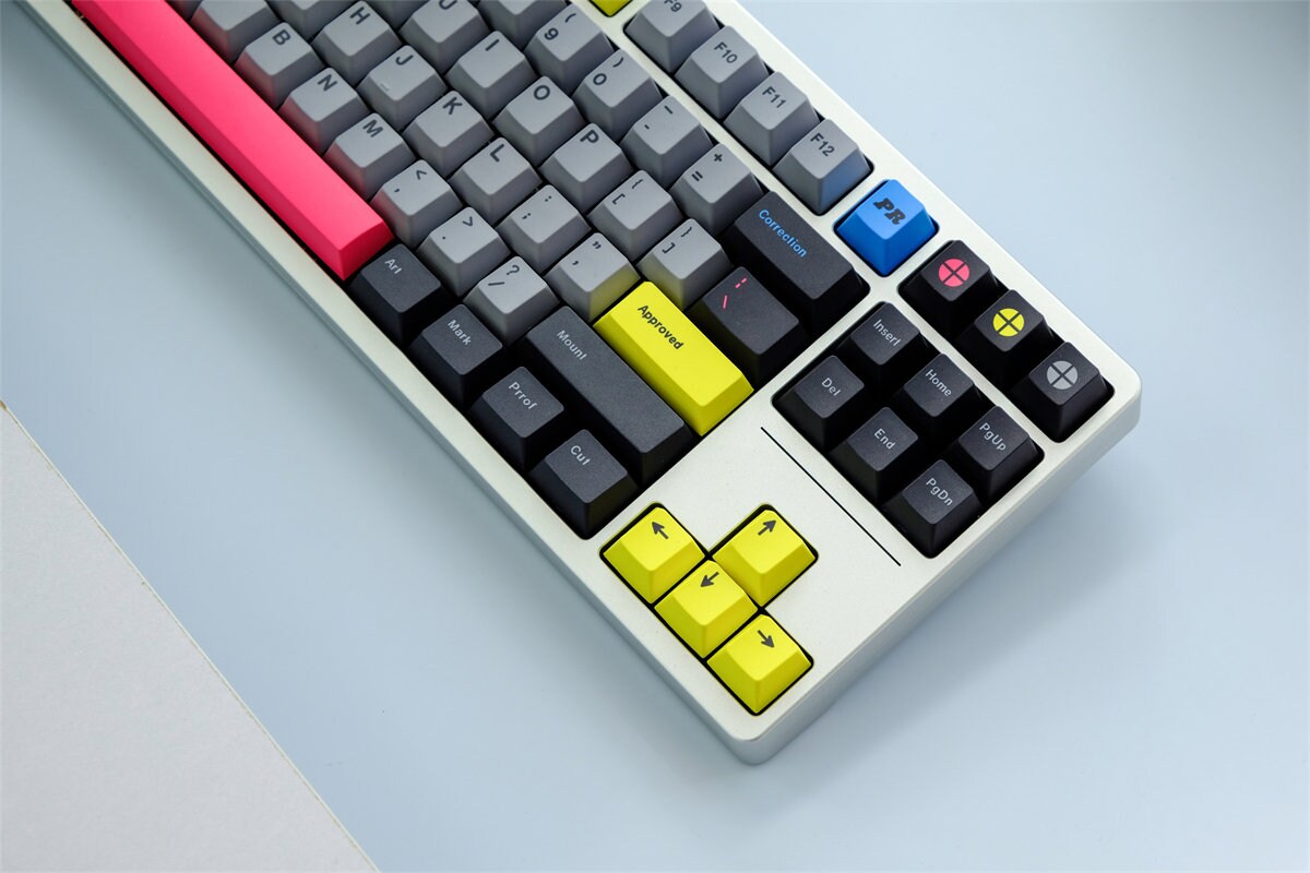 GMK Prepress Keycaps | Cherry Profile Keycaps Set | PBT