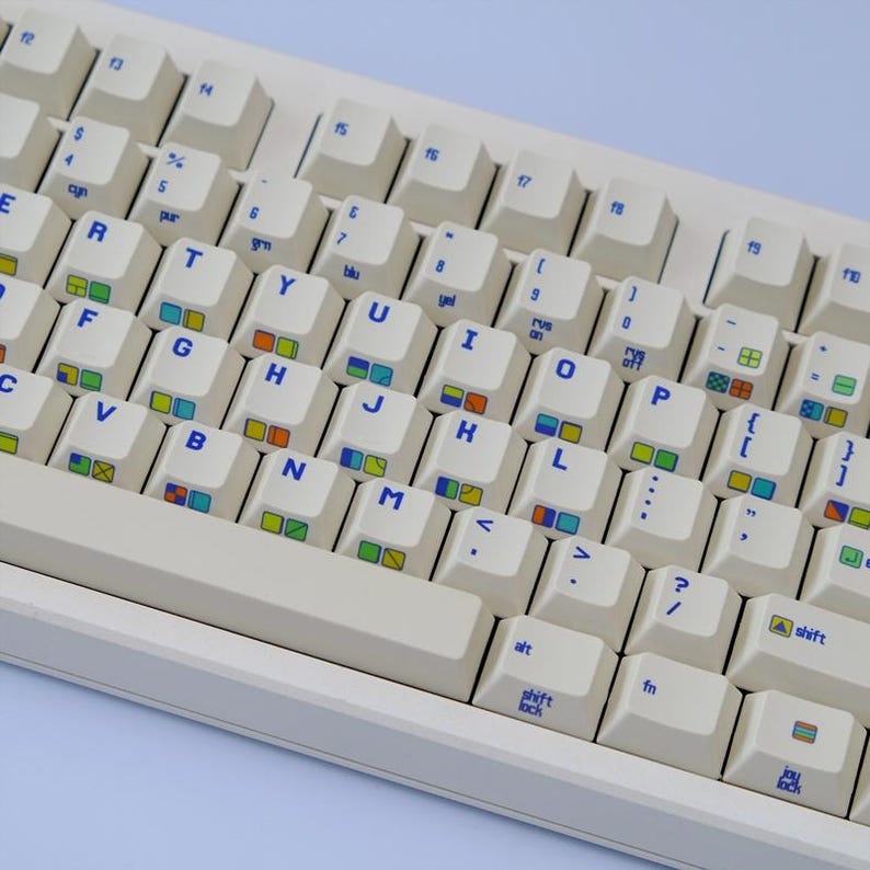 C64 Color Keys Commodore 64 Retro Keycap Set | Dye-sub PBT | Cherry Profile | 139 Keys ...