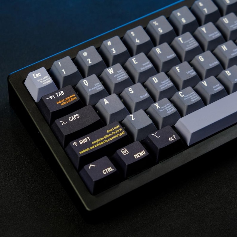 Programmer PBT Keycap Set | 5-Side Dye-Sub | Cherry Profile | 129 Keys imagem 14