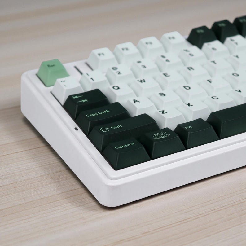 Botanical Theme Keycaps | Cherry Profile PBT | ISO & ANSI Custom Keycap ...