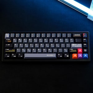 Programmer PBT Keycap Set | 5-Side Dye-Sub | Cherry Profile | 129 Keys imagem 2