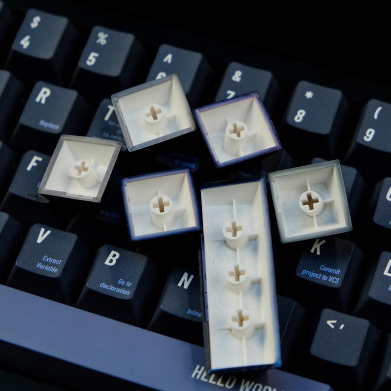 Programmer PBT Keycap Set | 5-Side Dye-Sub | Cherry Profile | 129 Keys imagem 11