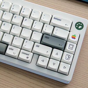 Mac Retro PBT Keycap Set | Dye-Sub Sublimation | XDA Profile | 133 Keys image 3