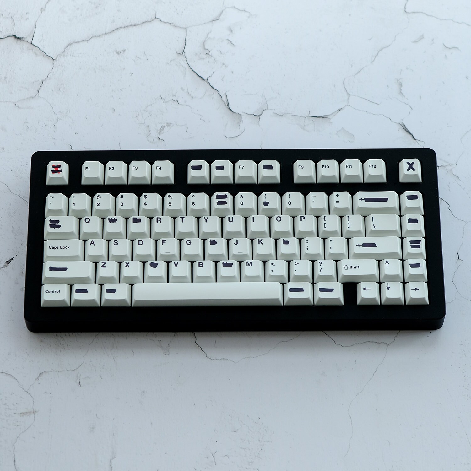 GMK Redacted Tastenkappen Cherry Profil Tastenkappen Set PBT 