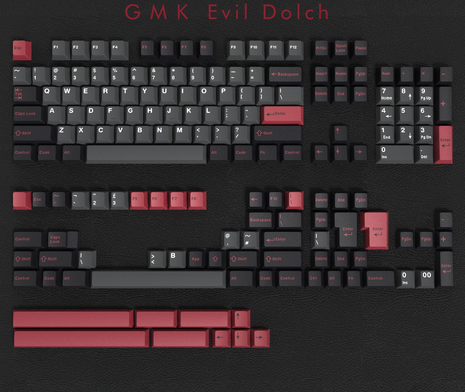 GMK Evil Dolch キーキャップ | Cherry プロファイル キーキャップ