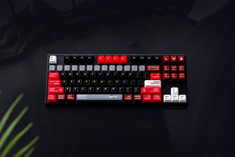 GMK Zaku Keycaps Cherry Profile Keycaps Set ABS Material Etsy