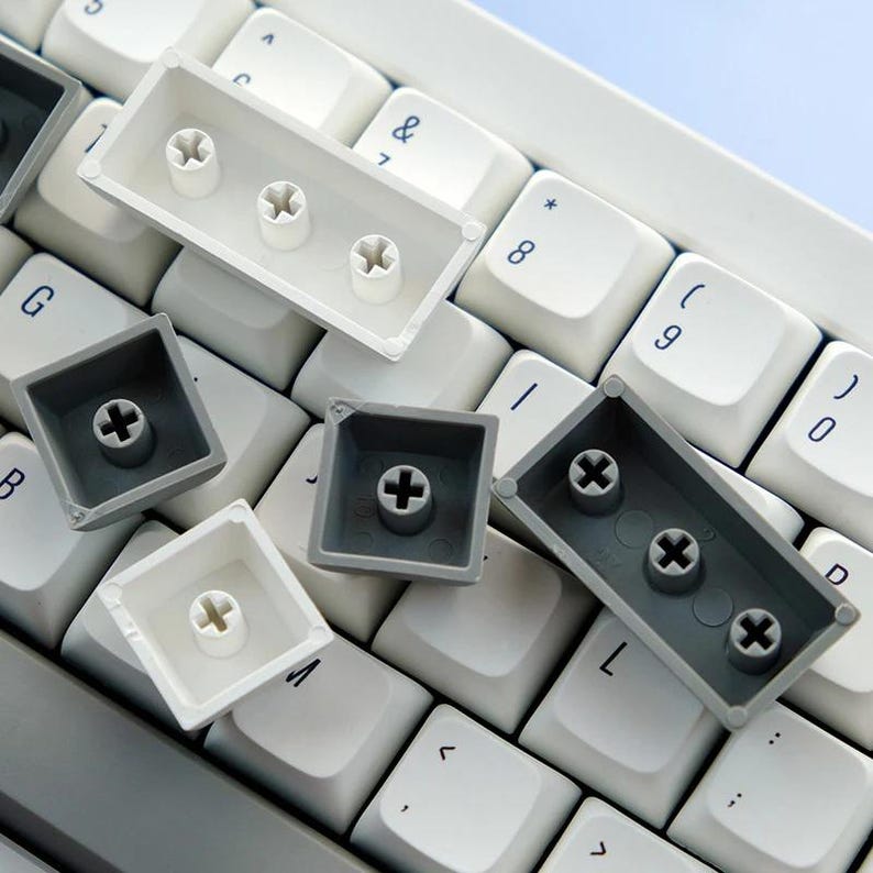 Mac Retro PBT Keycap Set | Dye-Sub Sublimation | XDA Profile | 133 Keys image 6