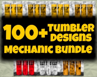100+ Tumbler Design Bundle, For 20oz  Skinny Cups, Sublimation Design, Novelty Cup, PNG to Sublimate, Sublimacion, Waterslide, Mechanic, Car