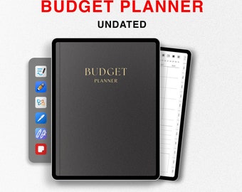 Digital Budget Planner, Finance Tracker, Finance Planner, Digital Budget, Budget iPad Planner, Portrait Budget Planner, GoodNotes Planner