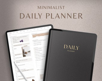 Digital Daily Planner, Portrait Digital Planner, To Do List, Daily Schedule, iPad Planner, GoodNotes Planner, Notability, Daily Template
