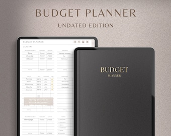 Digitaler Budgetplaner, Financen Tracker, Haushaltsplaner, Digitales Budget, Budget iPad Planer, Portrait Budgetplaner, GoodNotes Planer
