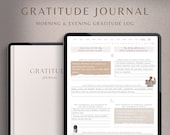 Digital Gratitude Journal | Daily Gratitude Journal for iPad, GoodNotes | Digital Journal | Wellness Journal, Mindfulness Journal, Self Care