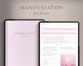 Digital Manifestation Journal, Law of Attraction, Goodnotes Journal, Manifesting Journal, Spiritual, Gratitude, Wellness, Affirmation, Daily