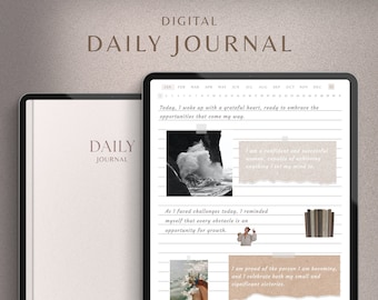 Digital Daily Journal | Digital Notebook | GoodNotes Journal | iPad Journal | Notability Journal | Digital Diary Journal, Notability Journal