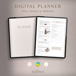 Digital Planner | iPad Planner | GoodNotes Planner | Minimalist Planner | Undated Planner | Weekly Planner | Daily Planner | Monthly Planner