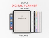 Digital Planner | iPad Planner | GoodNotes Planner | Minimalist Planner | Monthly Planner | Weekly Planner | Daily Planner | Undated Planner