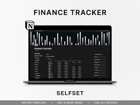 Notion Finance Tracker, Budget Tracker, Income and Expense Tracker, Notion Template, Finance Planner, Money Tracker, Subscription, Wishlist