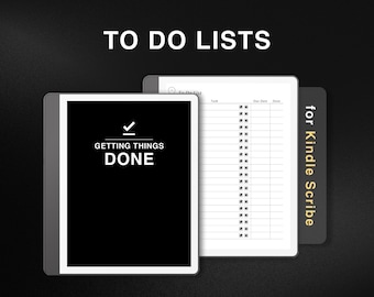 To Do Lists for Kindle Scribe, templates for Kindle, planner, Minimalist To Do List, Tasks Tracker, Hyperlinked Planner, Project Planner