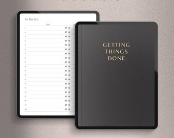 To Do Lists, Goodnotes templates, Weekly planner, Minimalist To Do List, Tasks Tracker, Hyperlinked Planner, Project Planner, iPad To Do