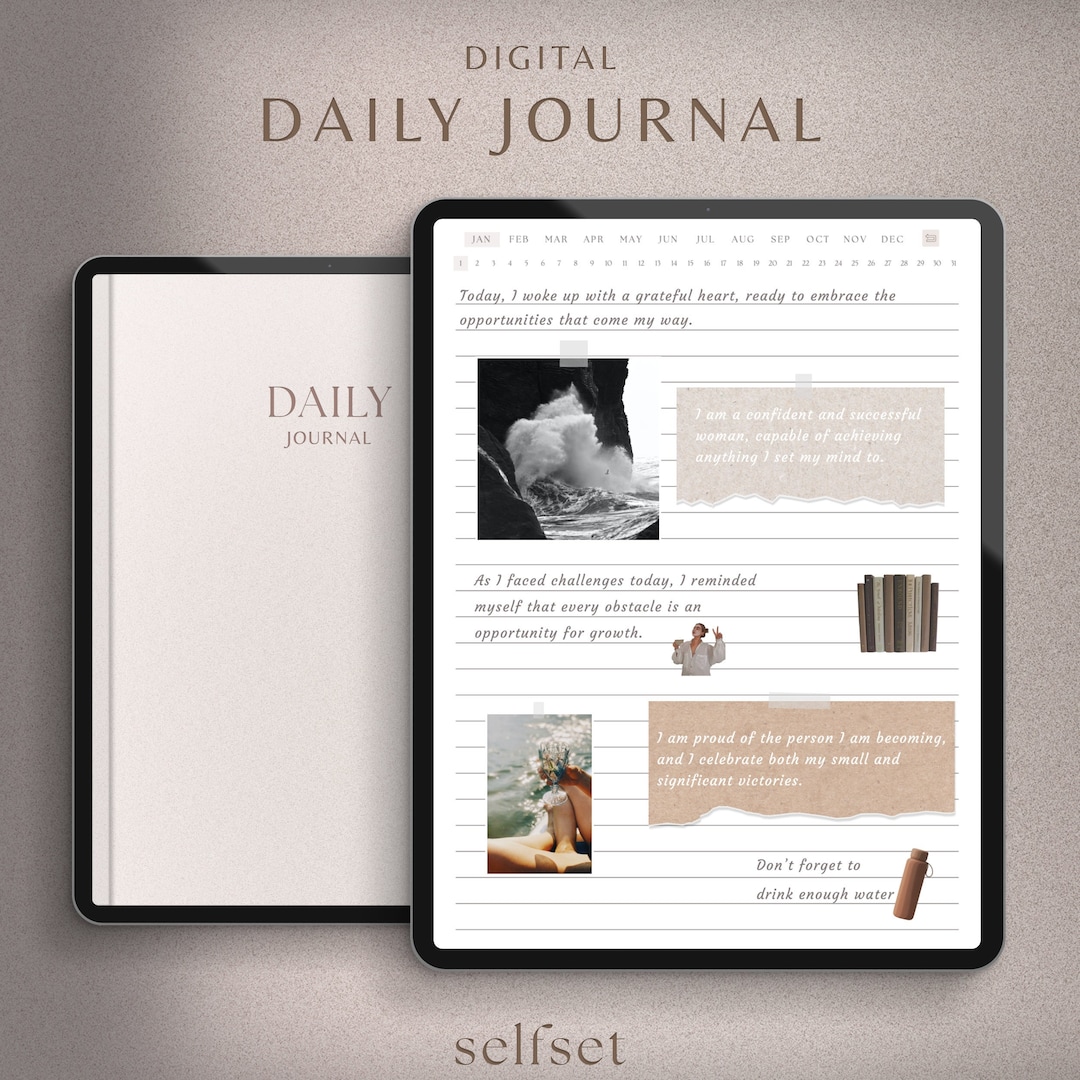Digital Daily Journal | Digital Notebook | Goodnotes Journal | iPad ...