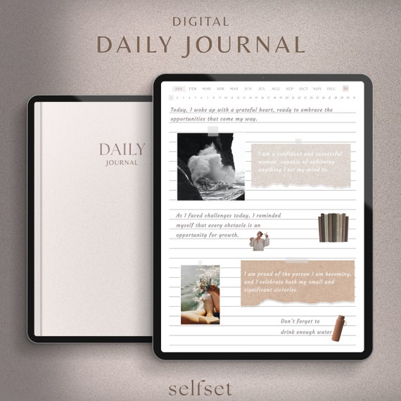 Digital Daily Journal | Digital Notebook | GoodNotes Journal | iPad Journal | Notability Journal | Digital Diary Journal, Notability Journal