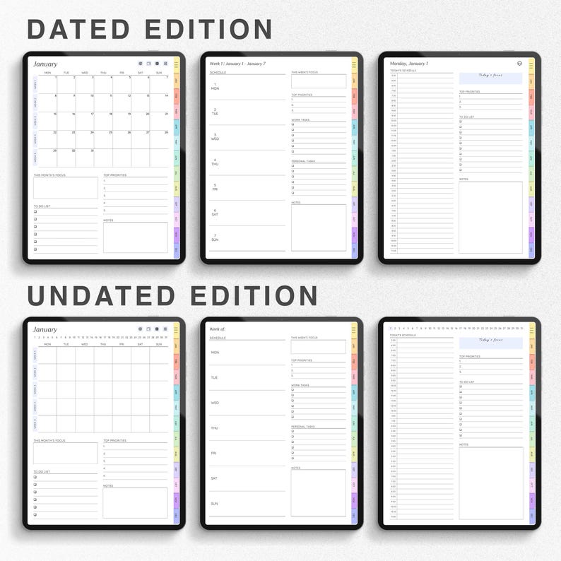 2026 Digital Teacher Planner, Dated + Undated Lesson Planner, Academic Planner Homeschool Planner Goodnotes Planner Teaching Planner image 9