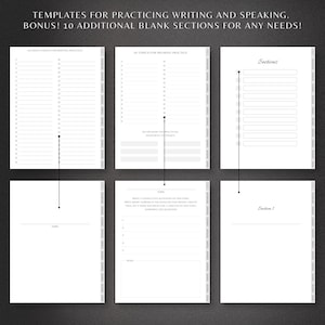 reMarkable 2 Language Learning Planner, Notebook, Study and Learn English, Chinese, French, Spanish, German, Vocabulary Workbook, Grammar image 6