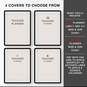 2026 Digital Teacher Planner, Dated + Undated Lesson Planner, Academic Planner Homeschool Planner Goodnotes Planner Teaching Planner image 10