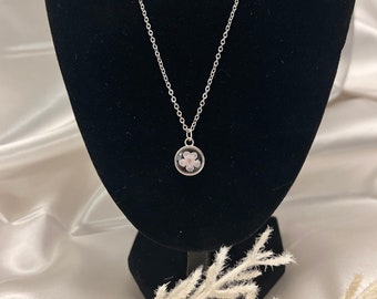 Forget me not Dainty necklace