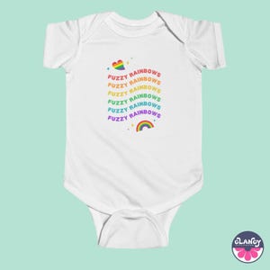 Fuzzy Rainbow Baby Onesie, For the Tiniest Billy Strings Fan