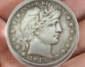 1913 P- S-D バーバー ハーフ ドル シルバー コレクター向け希少記念