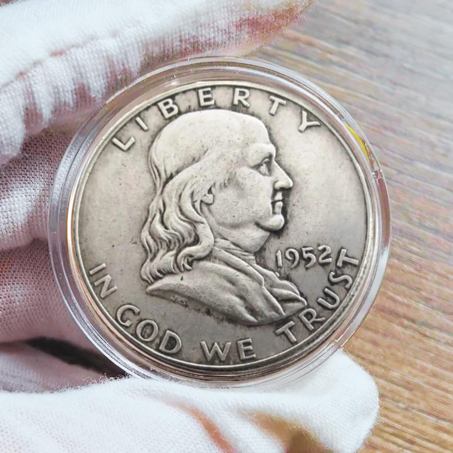 ■：Used・FRANKLIN　Half-Dollar ８個（１９５８～１９６３）送料込み■ The Complete Benjamin Franklin U.S. Half-Dollar Collection